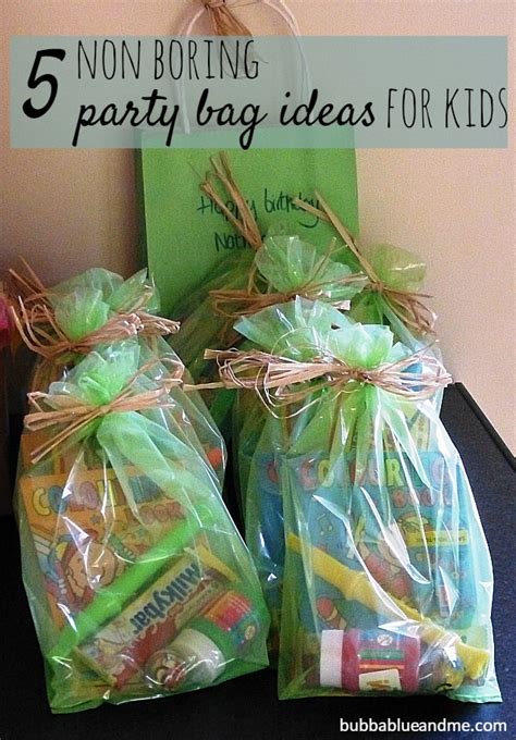 What to put in party bags for 7 year old boys and girls.